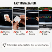 LED Matrix Panel Flexible RGB Car Display with App & Remote Control (1 Feet)
