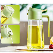 2-in-1 Glass Oil Dispenser & Sprayer – Kitchen Cooking Bottle